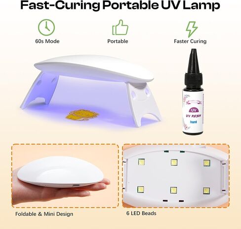 Csyidio 160PCS Shrink Plastic Sheet Kit with 15PCS Shrink Papers, UV Resin, UV Lamp and Keychains Accessories for Kids Craft Ornaments, DIY Key Chains & Christmas Decor in Kuwait