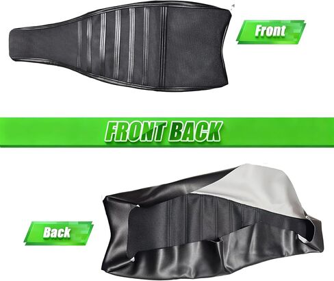 غطاء مقعد ملتف بالكامل لسيارة Honda TRX 250 TRX250 EX/X Sportrax 2006-2020 / جلد ممتاز/مقاوم للماء/مقاوم للبقع (أسود) in Kuwait