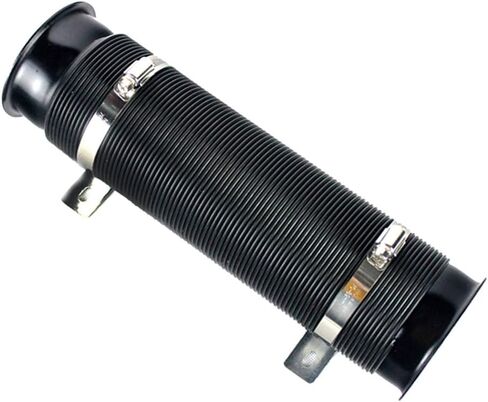Air Duct Hose, Adjustable 76mm Universal Car Cold Air Intake Inlet Pipe Flexible Duct Tube Hose Pipe Induction Kit(Blue) in Saudi Arabia