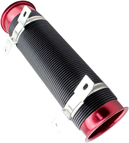 Air Duct Hose, Adjustable 76mm Universal Car Cold Air Intake Inlet Pipe Flexible Duct Tube Hose Pipe Induction Kit(Blue) in Saudi Arabia