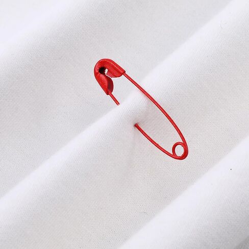 Red Safety Pins, 100 Pcs 30mm / 1.2 Inch Heavy Duty Quilting Pins Metal Sewing Pin for DIY Crafts, Jewelry Making, Clothing in Kuwait