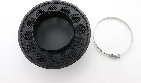 PB Air Intake Snorkel Tube Weather Cap Black With Clamp Compatible for HMMWV, HUMMER H1 in Saudi Arabia