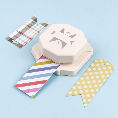 4-in-1 Tag Punch for Paper Crafts, 2026 New Gift Tag Marker Punch, 4cm/3cm/2cm Label Corner Punches for Crafting, 4 Shapes Card Making Arts Corner Cutter DIY Projects, Photo,Cards, Scrapbook Pages in Saudi Arabia