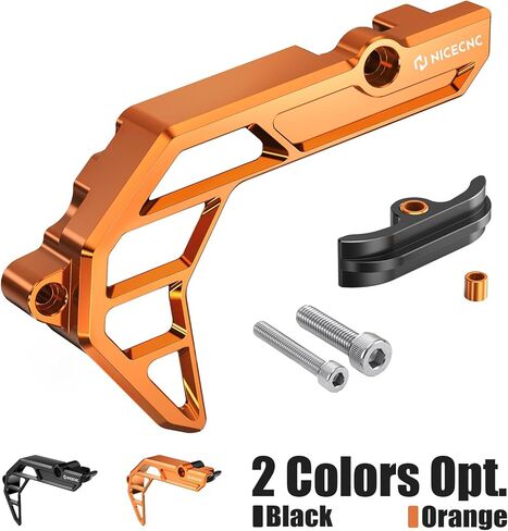 NICECNC Black Front Chain Guard Compatible with KTM 690 Enduro R/SMC R 2009-2025, Compatible with Husqvarna 701 Enduro/SM 2016-2025, Compatible with GasGas 700 SM/ES 2022-2025 in Saudi Arabia