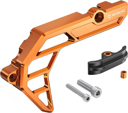 NICECNC Black Front Chain Guard Compatible with KTM 690 Enduro R/SMC R 2009-2025, Compatible with Husqvarna 701 Enduro/SM 2016-2025, Compatible with GasGas 700 SM/ES 2022-2025 in Saudi Arabia