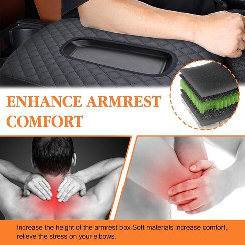 Center Console Cover Compatible with 2015-2022 Chevy Colorado, Armrest Protector with Anti-Scratch Surface, Truck Interior Accessories (for 15-22 Chevy Colorado) in Kuwait