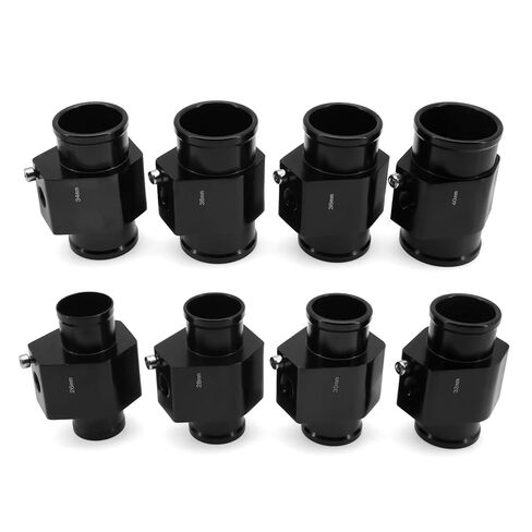 1Pc Car Water Temp Gauge Radiator Temperature Water Temp Joint Pipe Sensor 40mm 38mm 36mm 34mm 32mm 30mm 28mm Hose Adapter(Black 38mm) in Saudi Arabia