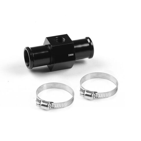 Water Temp Gauge Radiator Temperature Water Temp Joint Pipe Sensor 40mm 38mm 36mm 34mm 32mm 30mm 28mm Hose Adapter(20MM Black) in Saudi Arabia