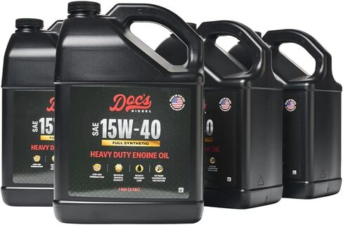 Doc's Diesel 15W-40 Full Synthetic Heavy Duty Diesel Oil DOCS15W40-4 | 4-Gallons in Saudi Arabia