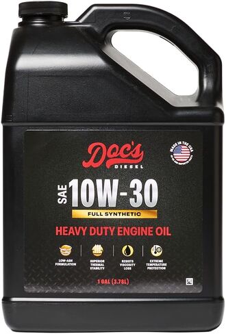 زيت ديزل Doc's Diesel 15W-40 عالي التحمل اصطناعي بالكامل DOCS15W40-4 | 4 جالون in Kuwait