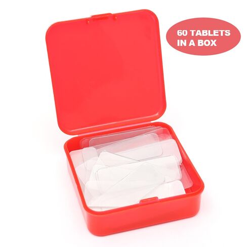 120/240Pcs Reusable Double Sided Tape Transparent Nano Tapes Self Adhesive Waterproof Tapes Seamless Wall Stickers (240PCS-4BOX) in Saudi Arabia