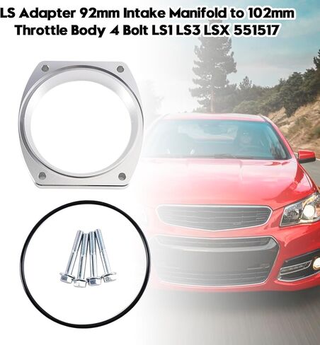 551517 LS Adapter 92mm Intake Manifold to 102mm Throttle Body 4 Bolt LS1 LS3 LSX in Saudi Arabia