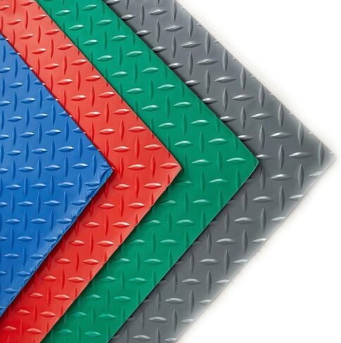 Water/Stain Resistant,PVC Garage Mats Flooring Roll,Thickened PVC Roll Floor Mats，for Under Car, Heavy Duty Parking Mats(Grey,1.3x1m/4.2x3.2ft) in Saudi Arabia