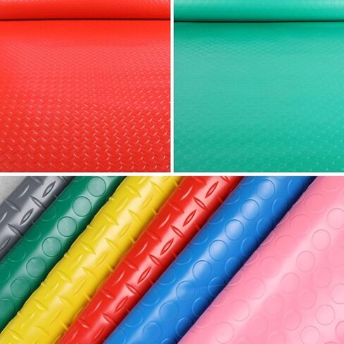 Water/Stain Resistant,PVC Garage Mats Flooring Roll,Thickened PVC Roll Floor Mats，for Under Car, Heavy Duty Parking Mats(Grey,1.3x1m/4.2x3.2ft) in Saudi Arabia