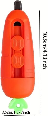 Adorable Carrot-Shaped Letter Opener – Safe PP Material with Serrated Edge for Artful Unboxing in Saudi Arabia