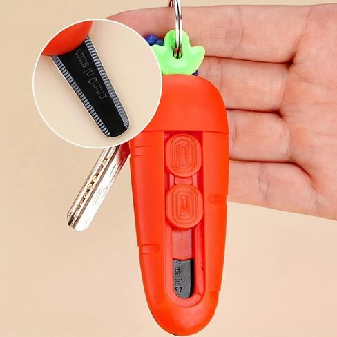 Adorable Carrot-Shaped Letter Opener – Safe PP Material with Serrated Edge for Artful Unboxing in Saudi Arabia