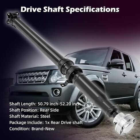 TVB500360 Rear Drive Shaft Assembly Compatible with 2005-2009 Land Rover LR3 4.4L V8 & 2010-2016 LR4 5.0L V8/3.0L V6 - Replaces TVB500160 TVB500270 TVB500510 in Kuwait