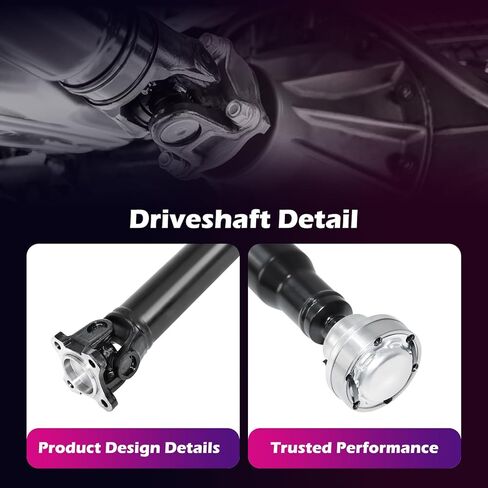 TVB500360 Rear Drive Shaft Assembly Compatible with 2005-2009 Land Rover LR3 4.4L V8 & 2010-2016 LR4 5.0L V8/3.0L V6 - Replaces TVB500160 TVB500270 TVB500510 in Kuwait