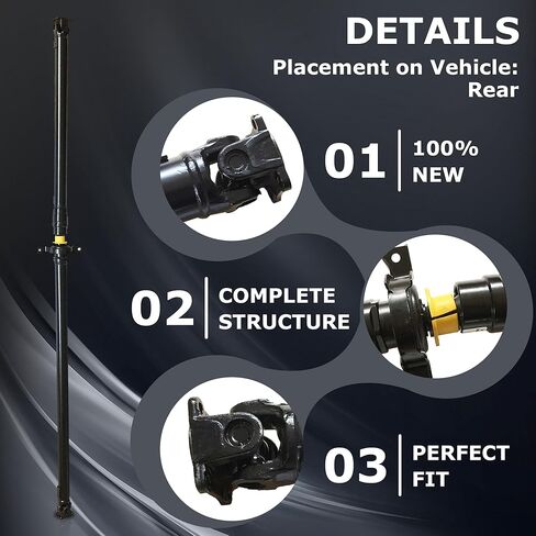 PartsFlow 80.94" Rear Drive Shaft DriveShaft Assembly For 2007-2011 Honda CRV 936-002 in Saudi Arabia