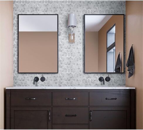 Burgos White Marble Mosaic Floor and Wall Tile (Pack of 11) in Saudi Arabia