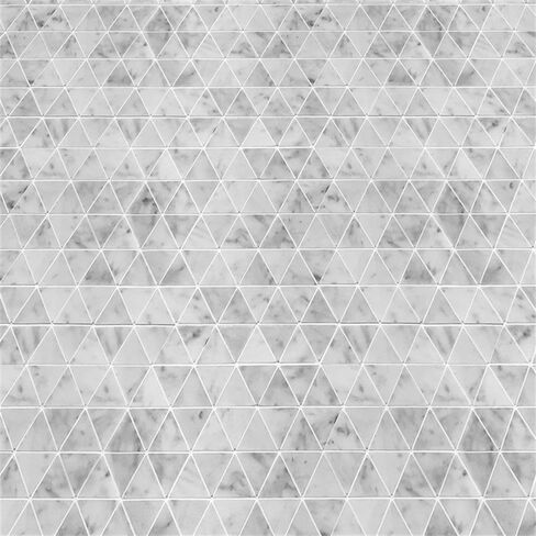 Burgos White Marble Mosaic Floor and Wall Tile (Pack of 11) in Saudi Arabia