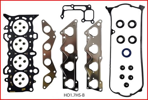 مجموعة إعادة الحلقة مع مجموعة حشية كاملة محامل الحلقات تناسب: 2001-2005 Honda Civic 1.7L SOHC L4 16v D17 D17A1 NON-VTEC in Saudi Arabia