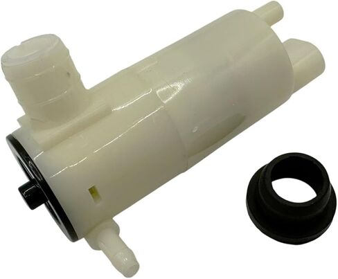 White Windshield Washer Pump with Grommet Fit for Chevrolet Silverado for GMC Sierra 1500 2500 07-13 22818728 15248574 Car Front Water Washer Fluid Pump for GMC Yukon XL for Cadillac Escalade 07-10 in Kuwait