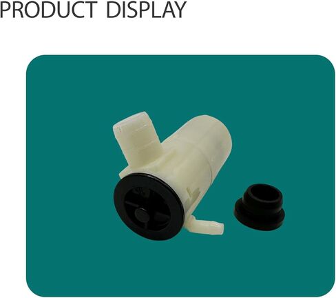 White Windshield Washer Pump with Grommet Fit for Chevrolet Silverado for GMC Sierra 1500 2500 07-13 22818728 15248574 Car Front Water Washer Fluid Pump for GMC Yukon XL for Cadillac Escalade 07-10 in Kuwait