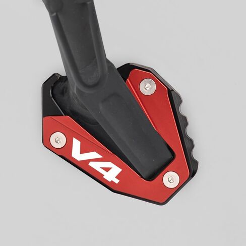 Motorcycle Kickstand Pad For Multistrada V4 2020-2025 Multistrada V4S 2020-2025 Multistrada V4 Rally 2022-2024 Anti Sinking Outdoor Parking multistrada v4 v4s Accessories (Red) in Saudi Arabia