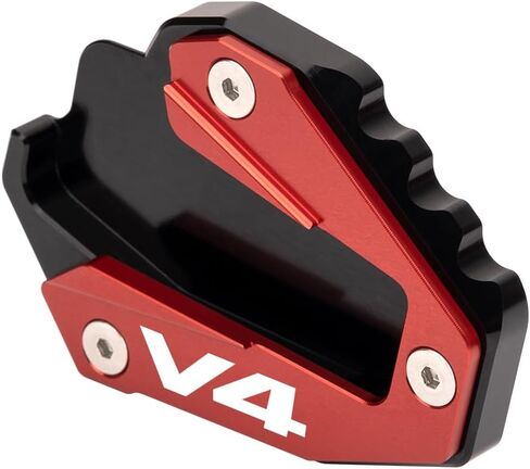 Motorcycle Kickstand Pad For Multistrada V4 2020-2025 Multistrada V4S 2020-2025 Multistrada V4 Rally 2022-2024 Anti Sinking Outdoor Parking multistrada v4 v4s Accessories (Red) in Saudi Arabia