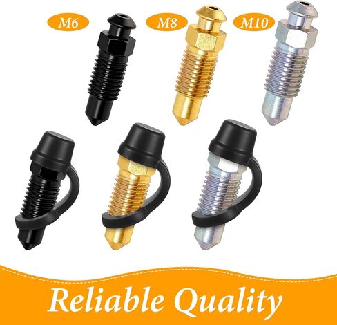 36 Pcs Bleeder Valve Cap, Brake Bleeder Caps Grease Fitting Caps Rubber Grease Zerk Cap for Automotive Car Motorcycle Bicycle in Saudi Arabia