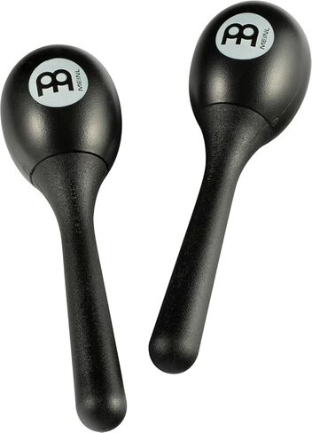 Meinl Percussion PEMBK Plastic Egg Maracas, Black in Saudi Arabia