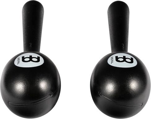 Meinl Percussion PEMBK Plastic Egg Maracas, Black in Saudi Arabia
