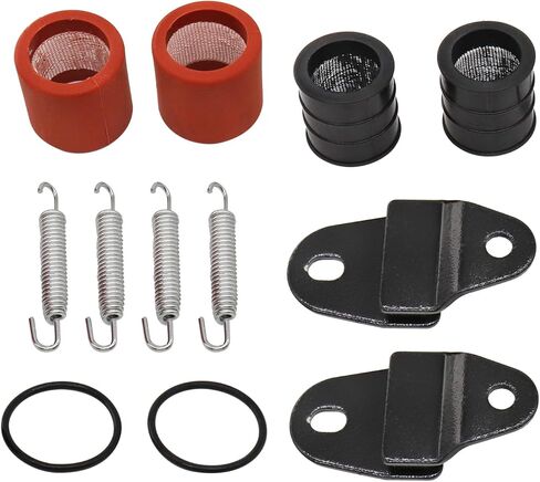 Muffler Joint Gasket Spring Stay Kit for 1987-2006 Yamaha Banshee 350 YFZ350 in Saudi Arabia