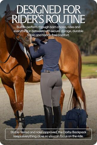 Equinavia Darby Backpack - Navy/Gold - One Size in Saudi Arabia