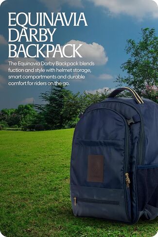 Equinavia Darby Backpack - Navy/Gold - One Size in Saudi Arabia