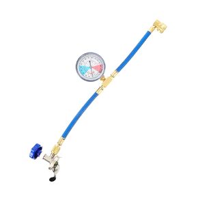 Cabilock Charge Hose with Pressure Gauge Easy Install Diagnostic Tool for Filling Safe and Convenient Use Car Repair in Kuwait