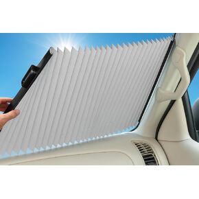 Dash Designs مقاس 23 بوصة مظلة شمسية للزجاج الأمامي للسيارات قابلة للسحب مقاس 23 بوصة لشاحنات Ford F-150، ومعظم سيارات الدفع الرباعي، وهوندا سيفيك in Saudi Arabia