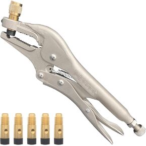 Refrigerant Recovery Plier, Refrigeration Tube Piercing Puncture Hand Tool，5* Tungsten Steel Needle for Air Conditioner Welding Tool in Saudi Arabia