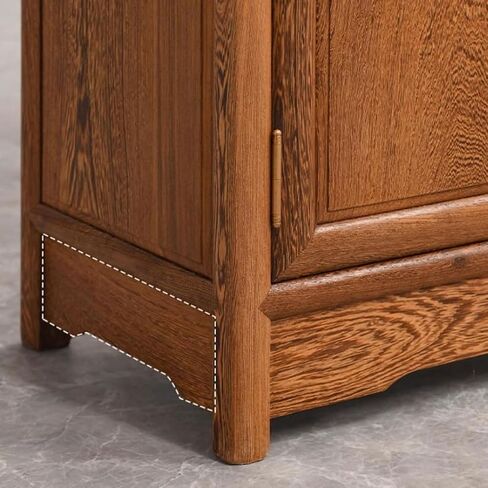 Bookshelf Home Living Room Mahogany Small Bookshelf Study Storage Cabinet Kitchen Solid Wood Sideboard Bookshelves and Bookcases in Saudi Arabia