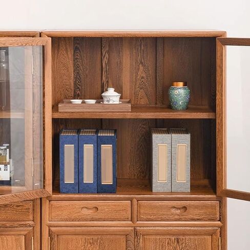 Bookshelf Home Living Room Mahogany Small Bookshelf Study Storage Cabinet Kitchen Solid Wood Sideboard Bookshelves and Bookcases in Saudi Arabia