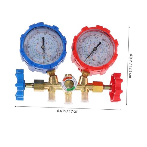 1Set Fluoride for Air Conditioner Durable Easy to Use Automotive Gauge for Accurate Pressure Check for Home Car Systems in Saudi Arabia