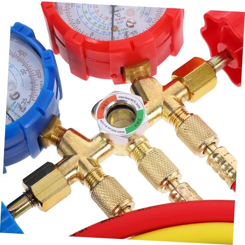 1Set Fluoride for Air Conditioner Durable Easy to Use Automotive Gauge for Accurate Pressure Check for Home Car Systems in Saudi Arabia