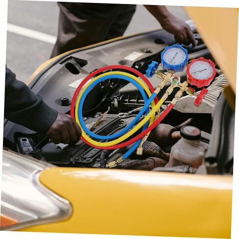 1Set Fluoride for Air Conditioner Durable Easy to Use Automotive Gauge for Accurate Pressure Check for Home Car Systems in Saudi Arabia
