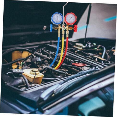 1Set Fluoride for Air Conditioner Durable Easy to Use Automotive Gauge for Accurate Pressure Check for Home Car Systems in Saudi Arabia