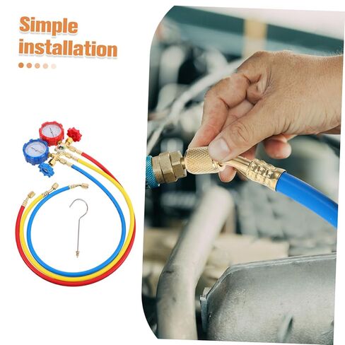 1Set Fluoride for Air Conditioner Durable Easy to Use Automotive Gauge for Accurate Pressure Check for Home Car Systems in Saudi Arabia