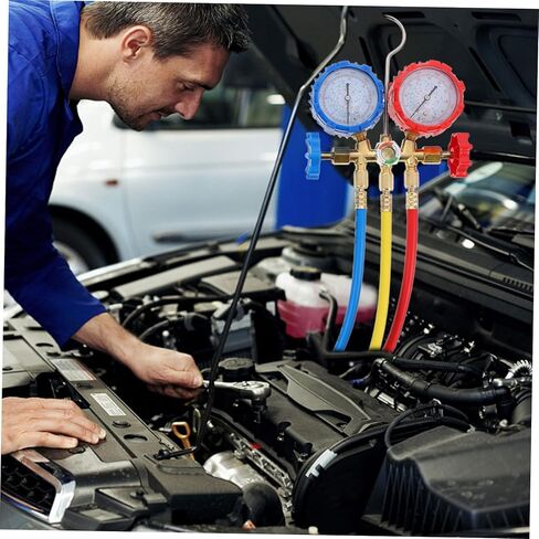 1Set Fluoride for Air Conditioner Durable Easy to Use Automotive Gauge for Accurate Pressure Check for Home Car Systems in Saudi Arabia