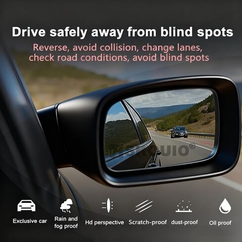 Driver Side Mirror Replacement Glass for Hyundai Elantra 2011-2016,Automotive Exterior Heated Left Side View Mirror Glass for 2011 2012 2013 2014 2015 2016 Hyundai Elantra(SKOUIO 01-S) in Saudi Arabia