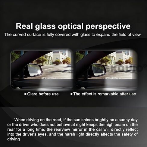 Driver Side Mirror Replacement Glass for Hyundai Elantra 2011-2016,Automotive Exterior Heated Left Side View Mirror Glass for 2011 2012 2013 2014 2015 2016 Hyundai Elantra(SKOUIO 01-S) in Saudi Arabia