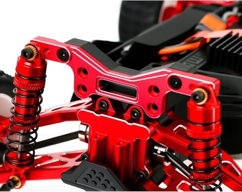 لوحة المثبط الخلفي من سبائك الألومنيوم لأجزاء ترقية Arrma 1/14 Typhon Grom (أحمر) in Kuwait